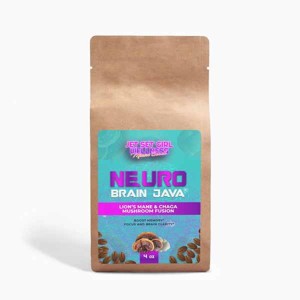Neuro Brain Java  Lion's Mane & Chaga Mushroom Coffee Fusion 4oz
