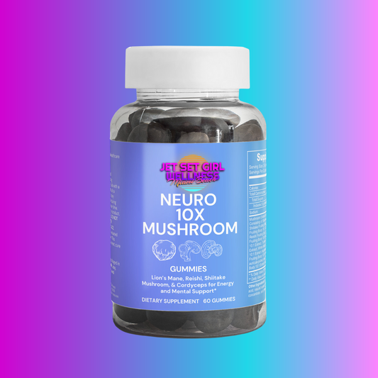 Neuro 10X Mushroom Gummies Mental Clarity & Cognitive Support, 60 Count