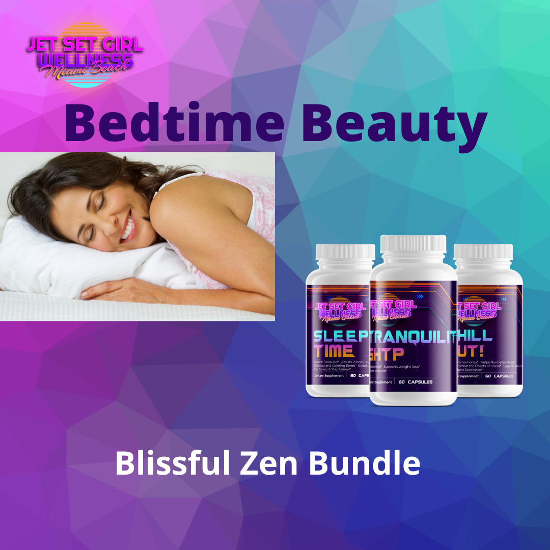 Blissful Zen Bundle Mental Clarity & Anxiety Support, Capsules 180 Count