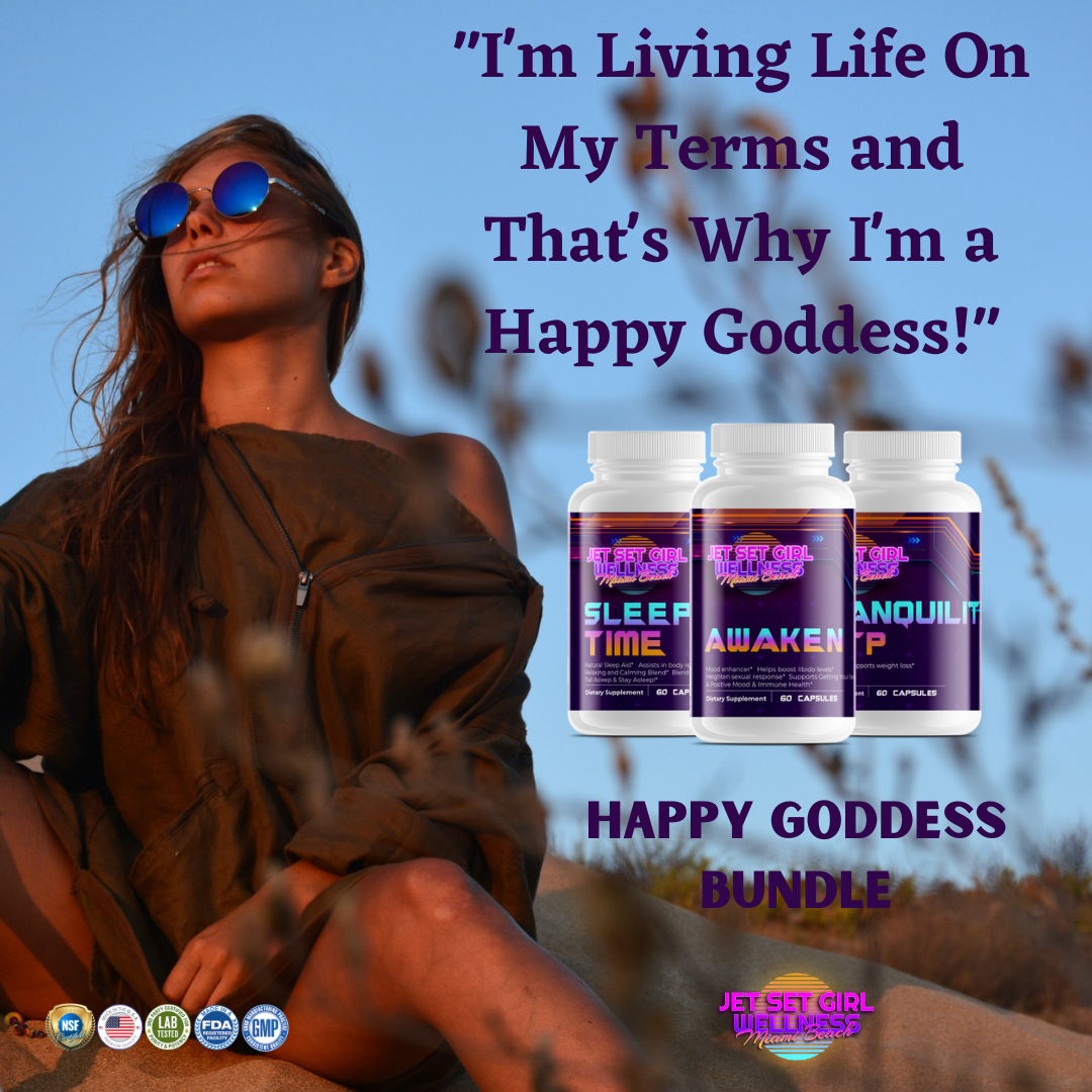 Happy Goddess Bundle, Empower & Rejuvenate Capsules, 180 Count