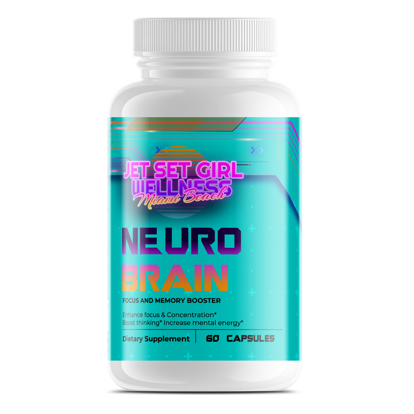 Neuro Brain, Nutrition For The Brain, Boost Mental and Energy Support 60 Count