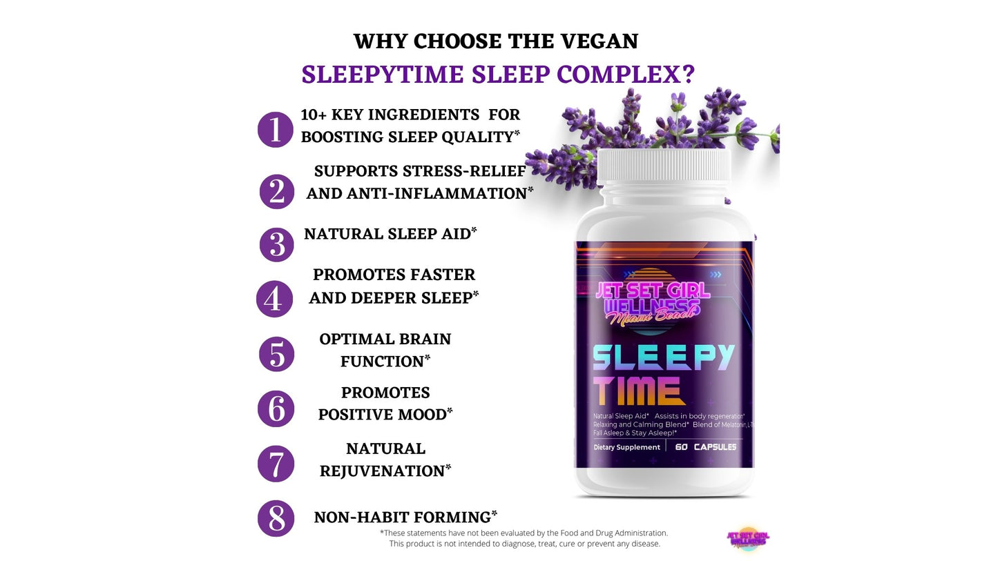 SLEEPY TIME  Sleep, Optimal Brain and Anti-Inflammation Support, 60 Count